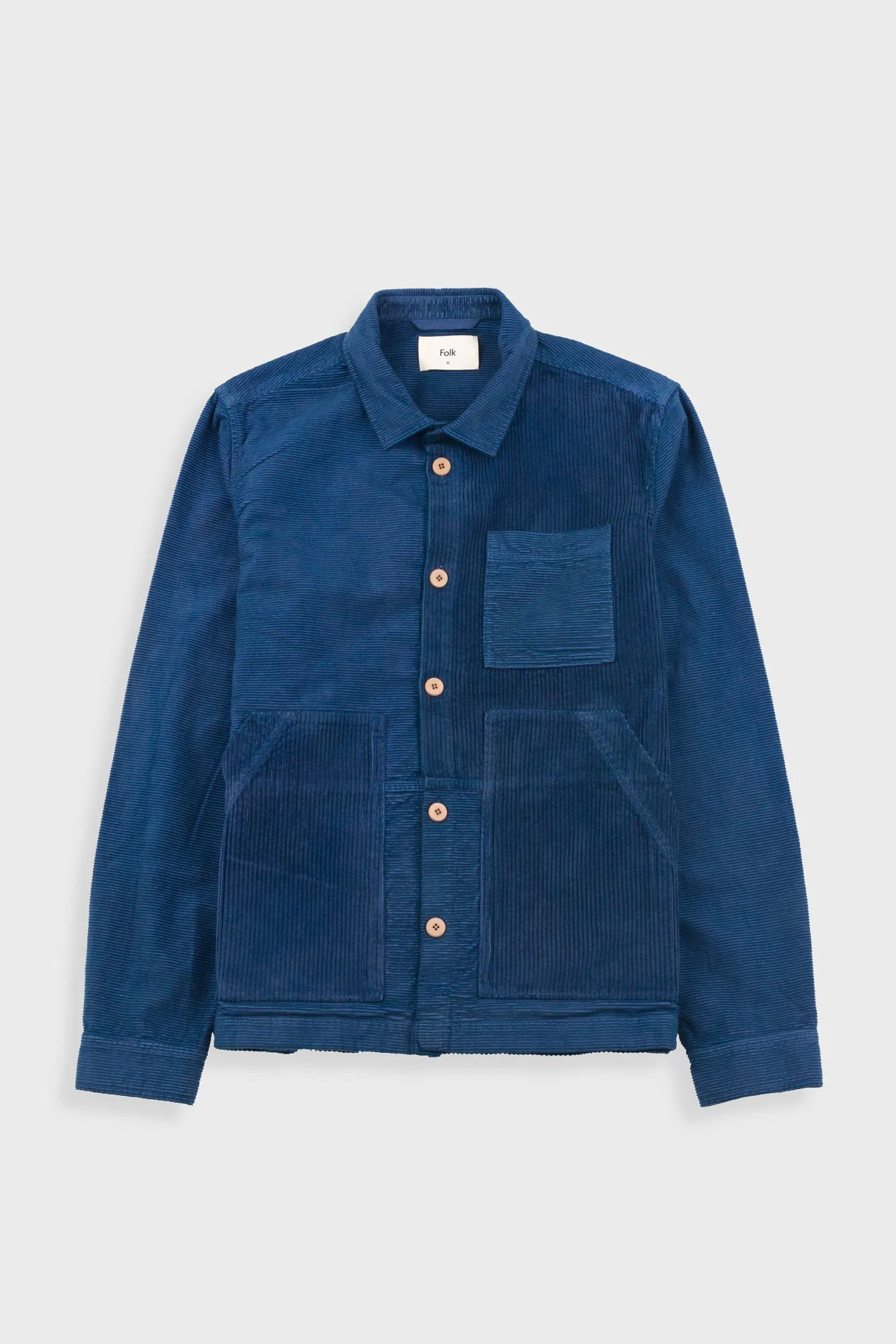 Assembly Worker Jacket - Soft Blue Cord Mix sold by Folk