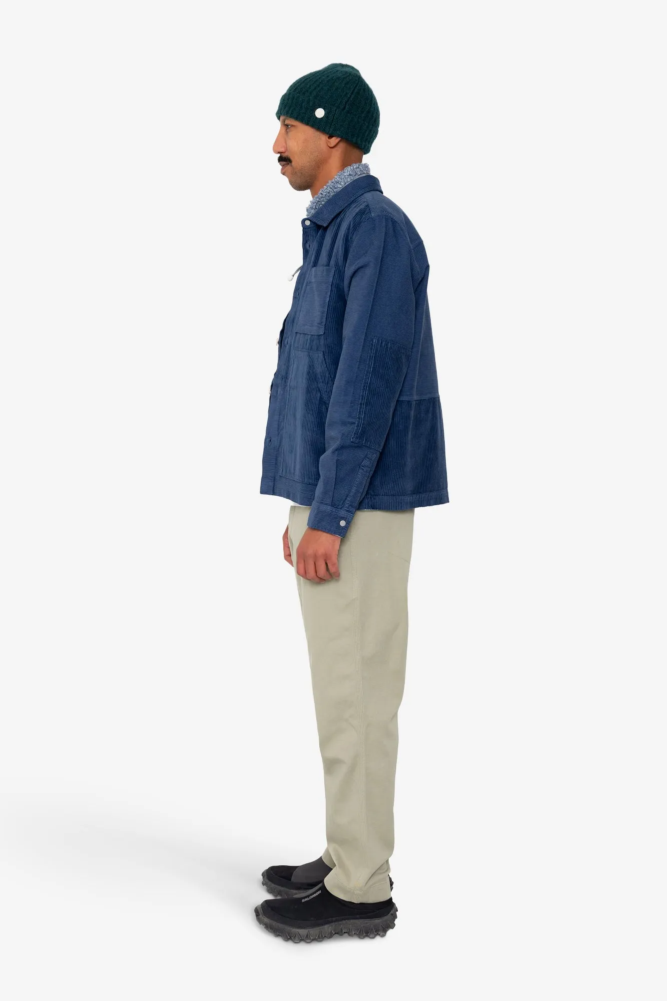 Assembly Worker Jacket - Soft Blue Cord Mix sold by Folk product image thumbnail 4