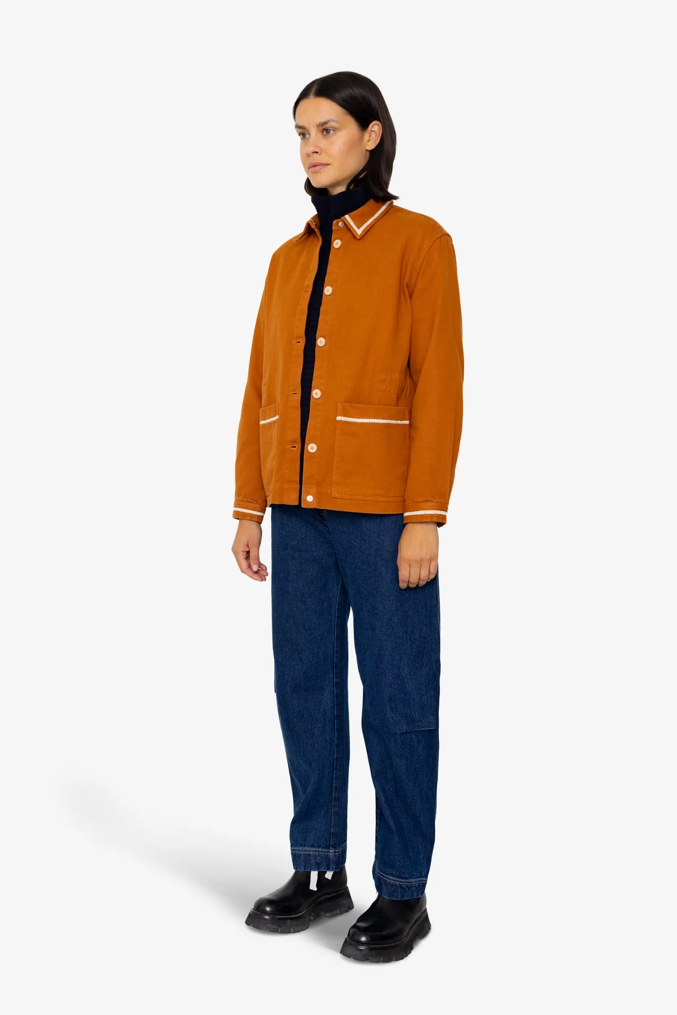 Assembly Jacket - Dark Ginger Twill sold by Folk product image thumbnail 3