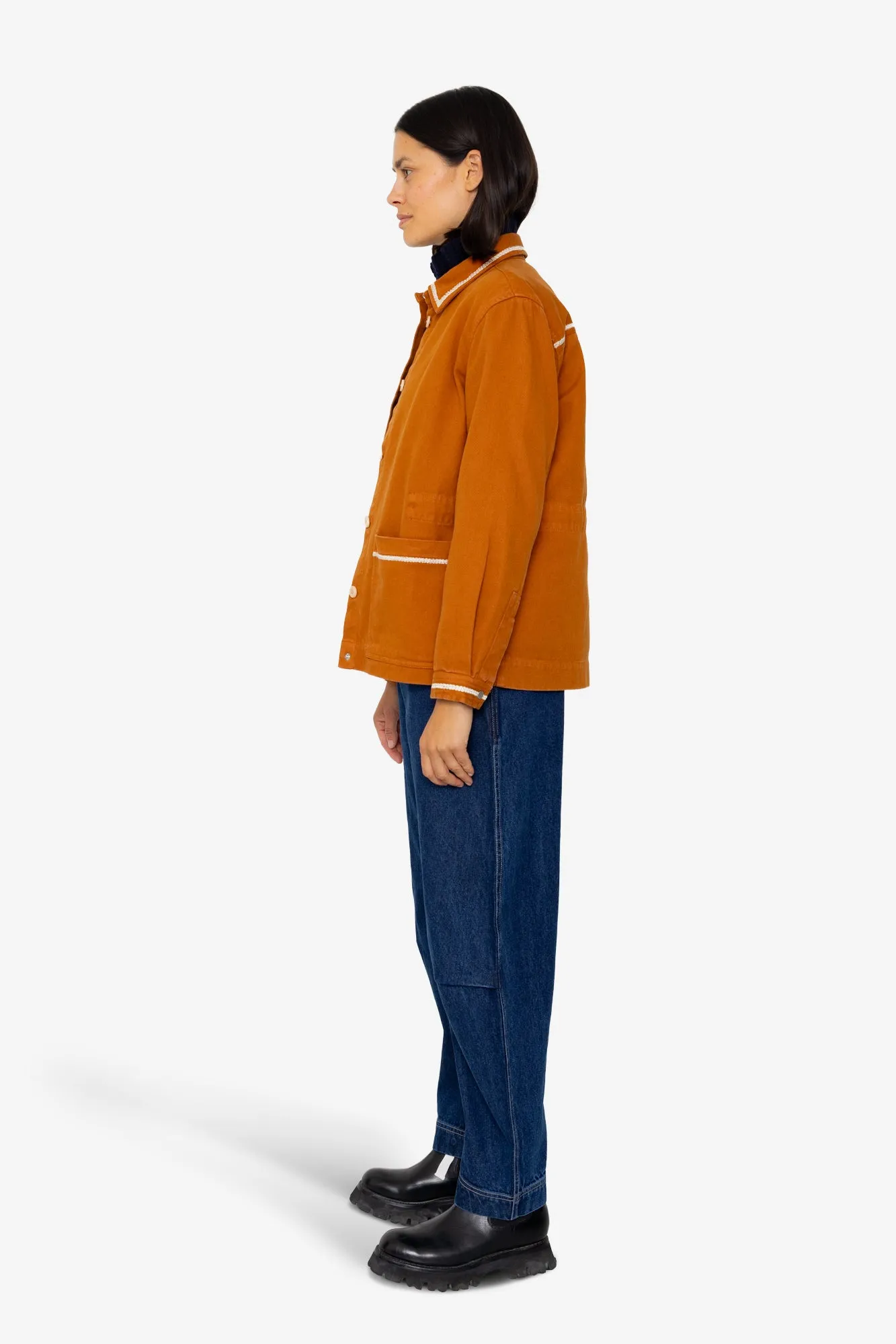 Assembly Jacket - Dark Ginger Twill sold by Folk product image thumbnail 4