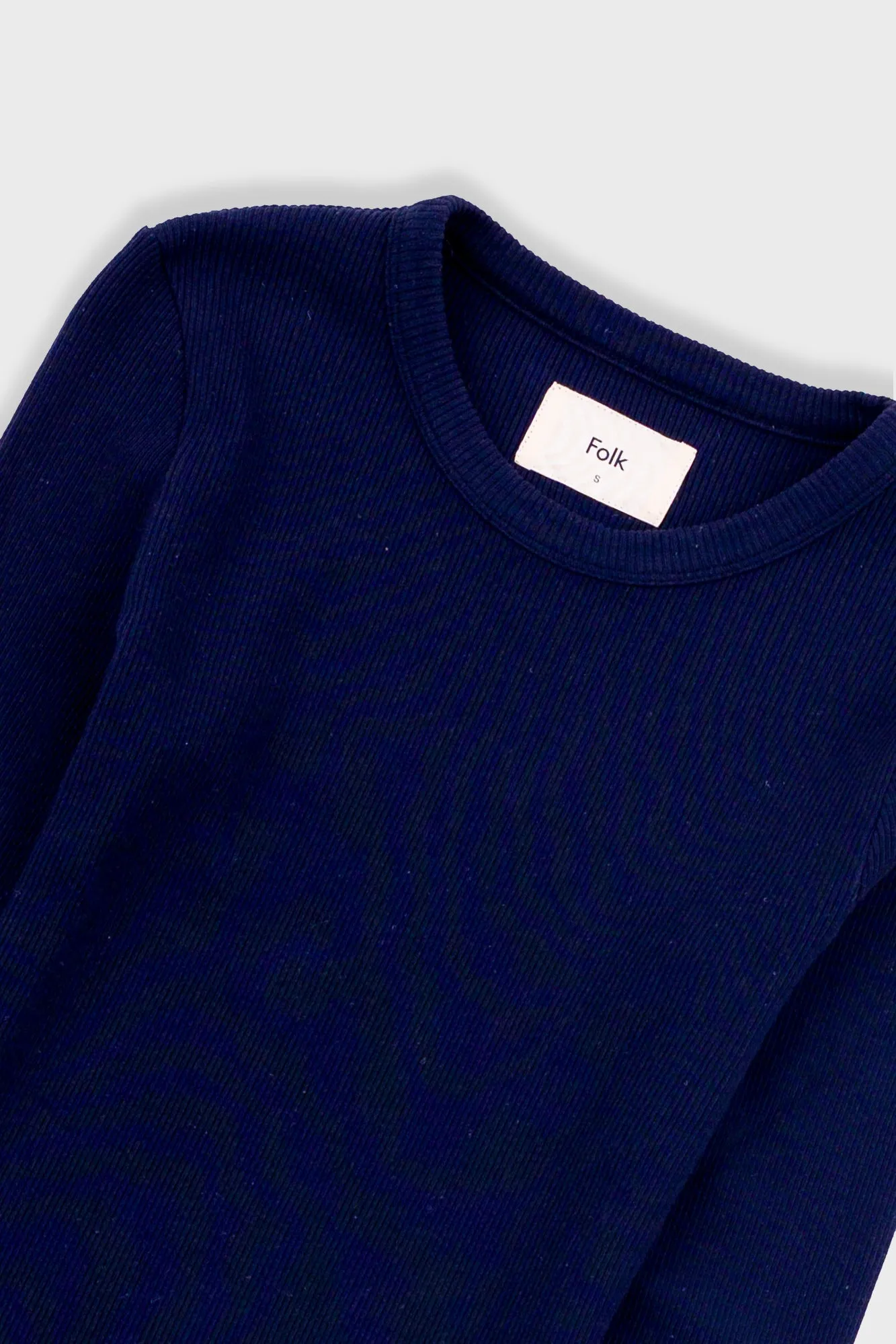 LS Fitted T-Shirt - Ink sold by Folk product image thumbnail 5