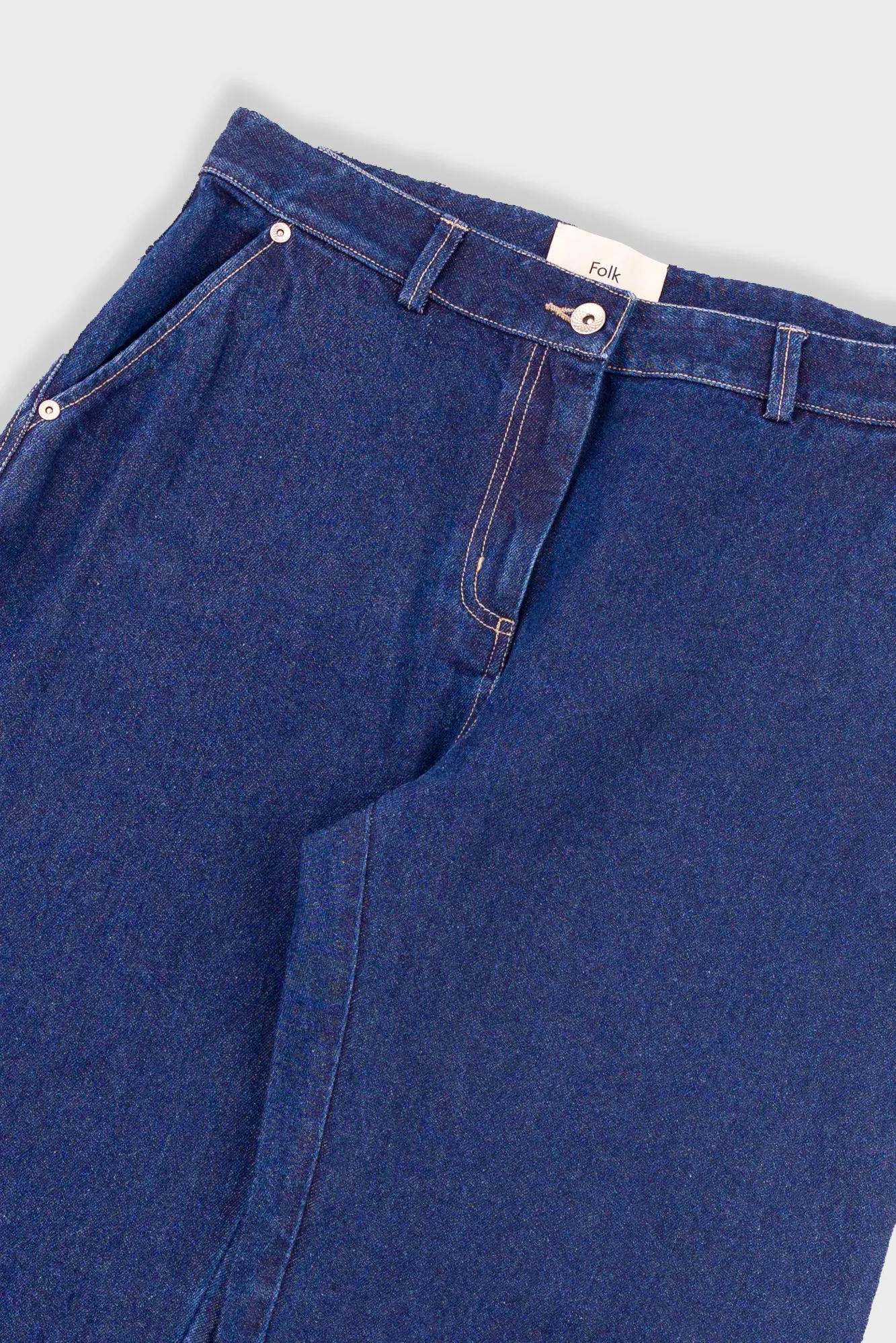 Barrel Pants - Indigo Denim sold by Folk product image thumbnail 2