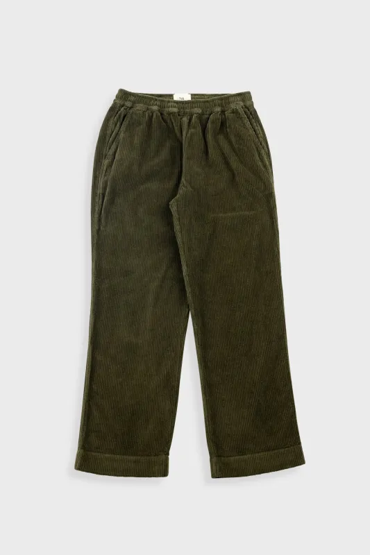 Drawcord Signal Pants - Olive Cord made by Folk