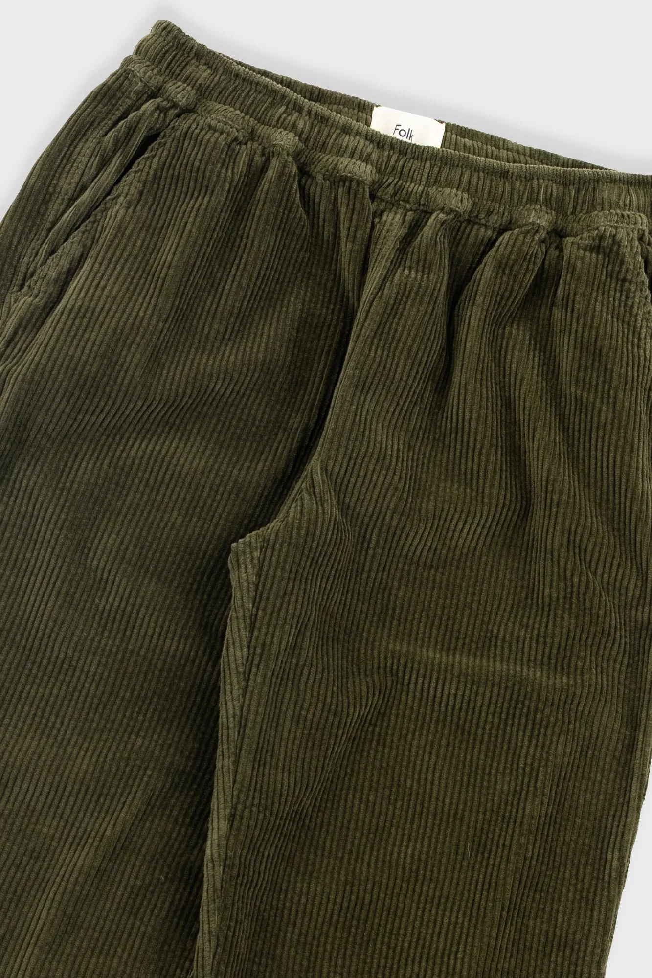Drawcord Signal Pants - Olive Cord sold by Folk product image thumbnail 5