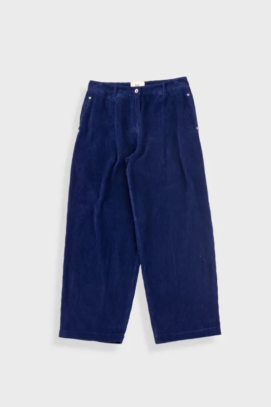 Baggy Trousers - Washed Ink Cord sold by Folk