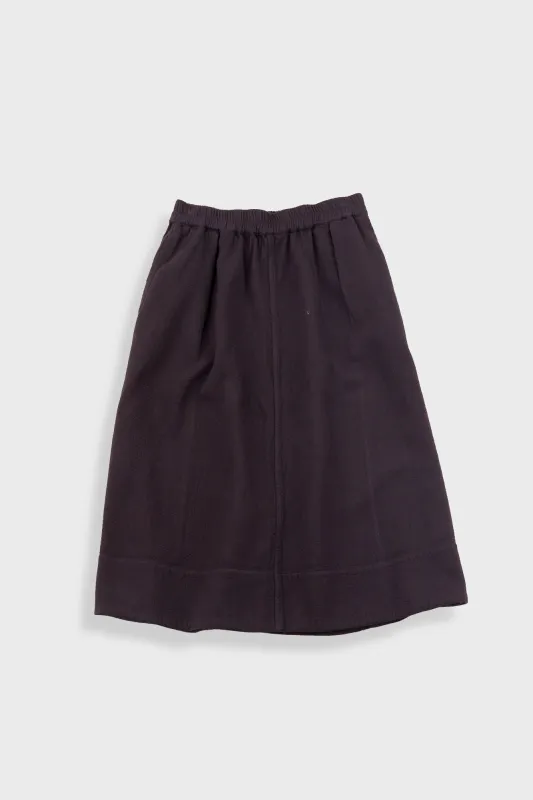 Full Seam Skirt - Black Small Basket Weave sold by Folk