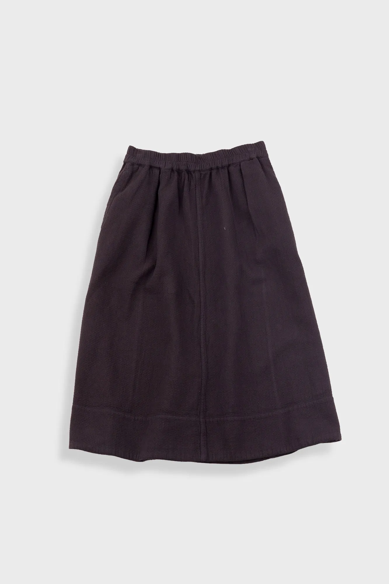 Full Seam Skirt - Black Small Basket Weave sold by Folk