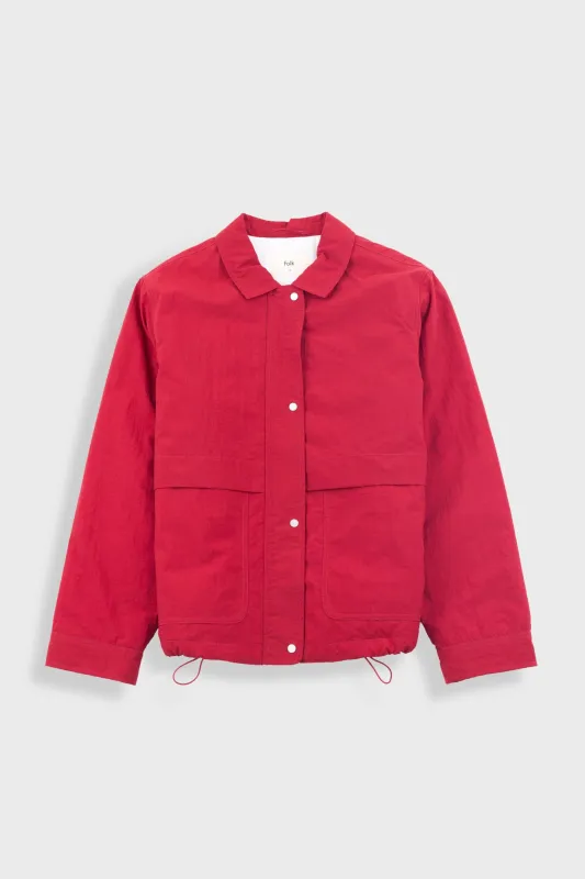 Blouson - Crimson Ripstop Nylon made by Folk
