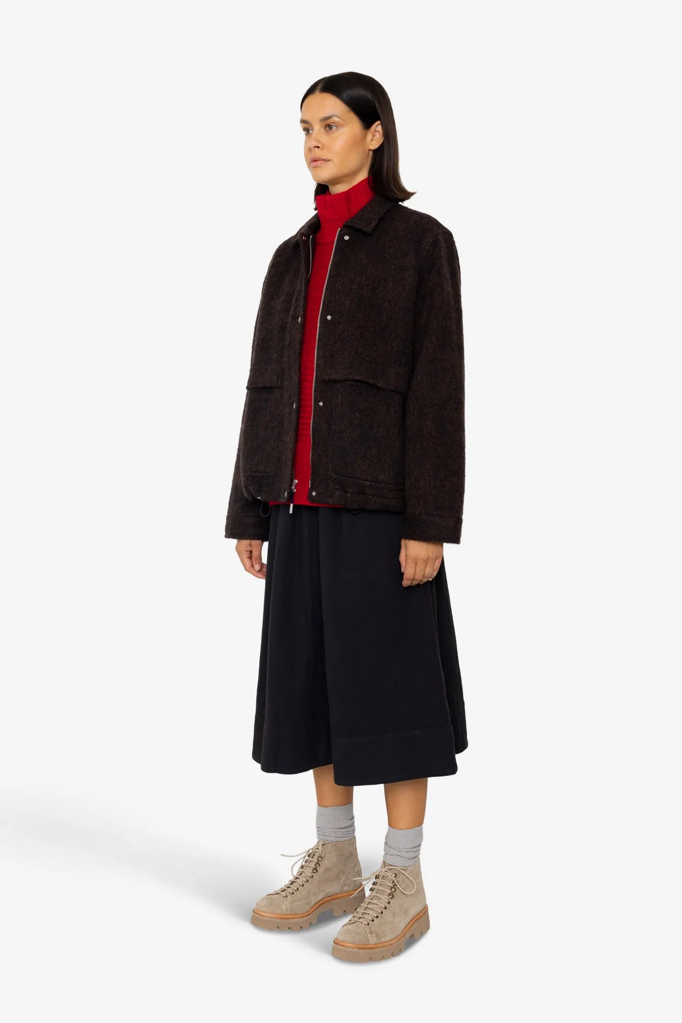 Blouson - Navy Espresso Wool sold by Folk product image thumbnail 3