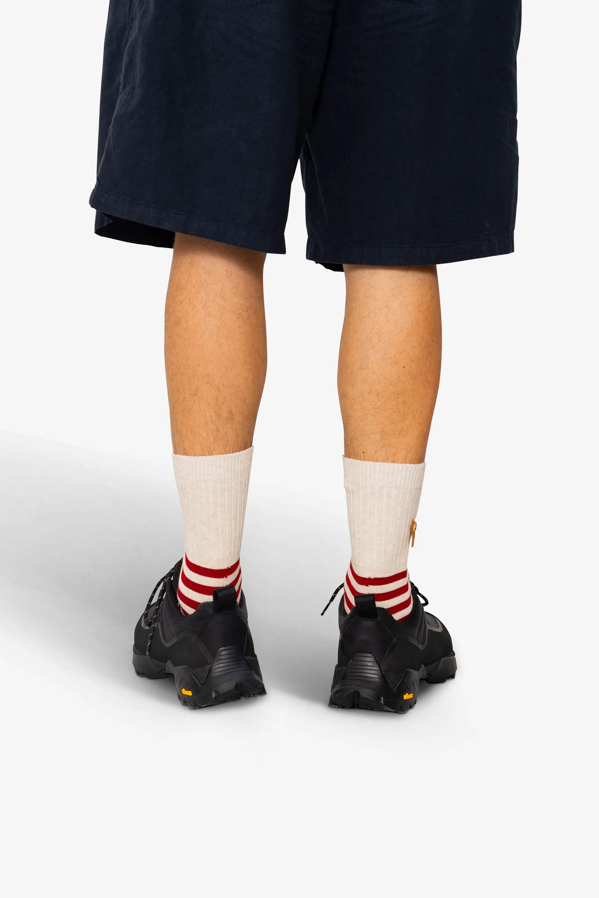 Striped Socks - Crimson / Stone sold by Folk product image thumbnail 4