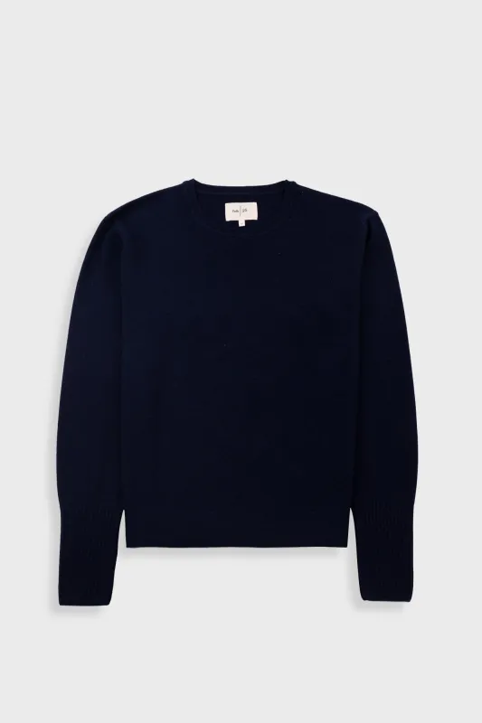 Rib Knit Top - Navy sold by Folk