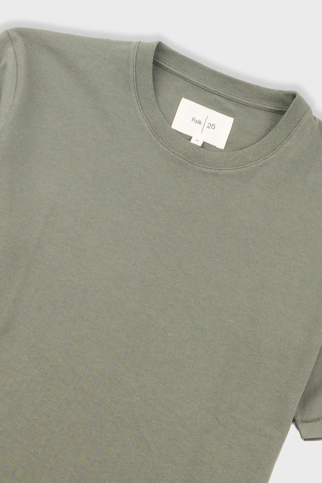 Contrast Sleeve T-Shirt - Olive sold by Folk product image thumbnail 5