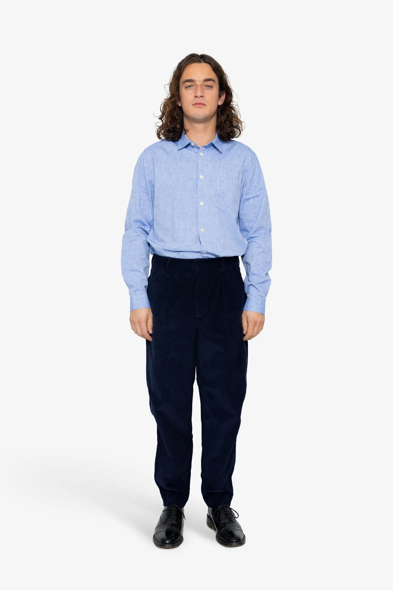 Assembly Suit Trouser - Midnight Navy Cord sold by Folk product image thumbnail 2
