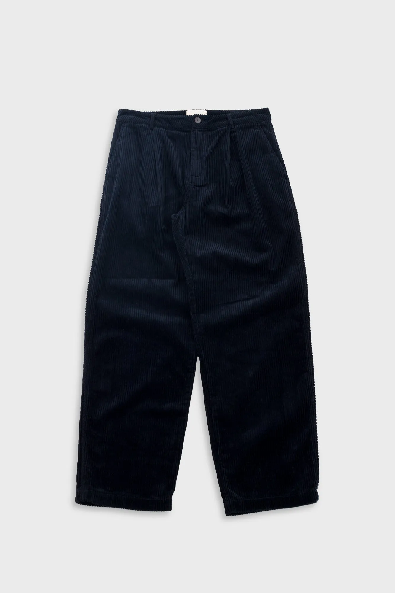 Wide Fit Trouser - Deep Navy Chunky Cord sold by Folk