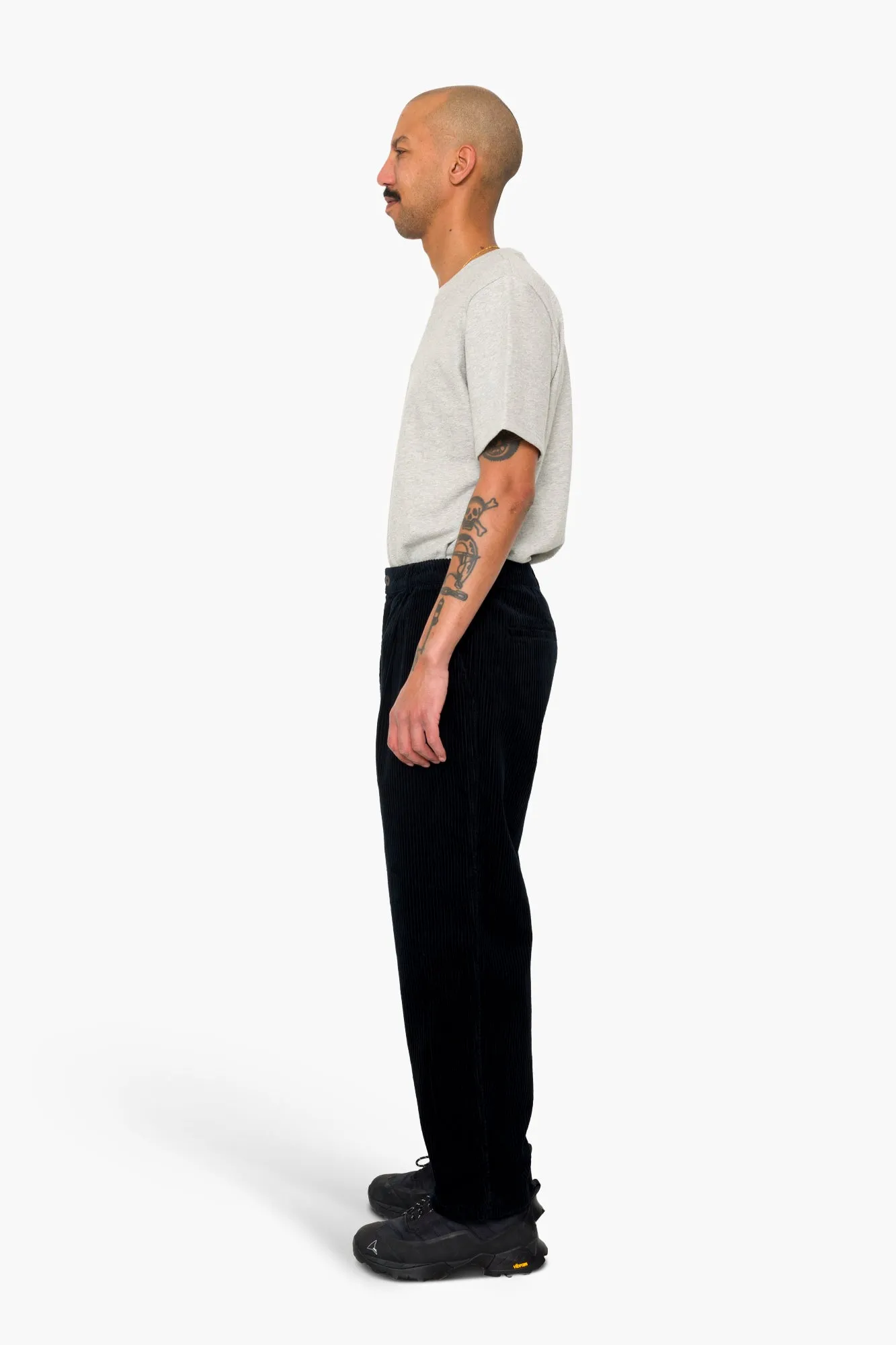 Wide Fit Trouser - Deep Navy Chunky Cord sold by Folk product image thumbnail 4