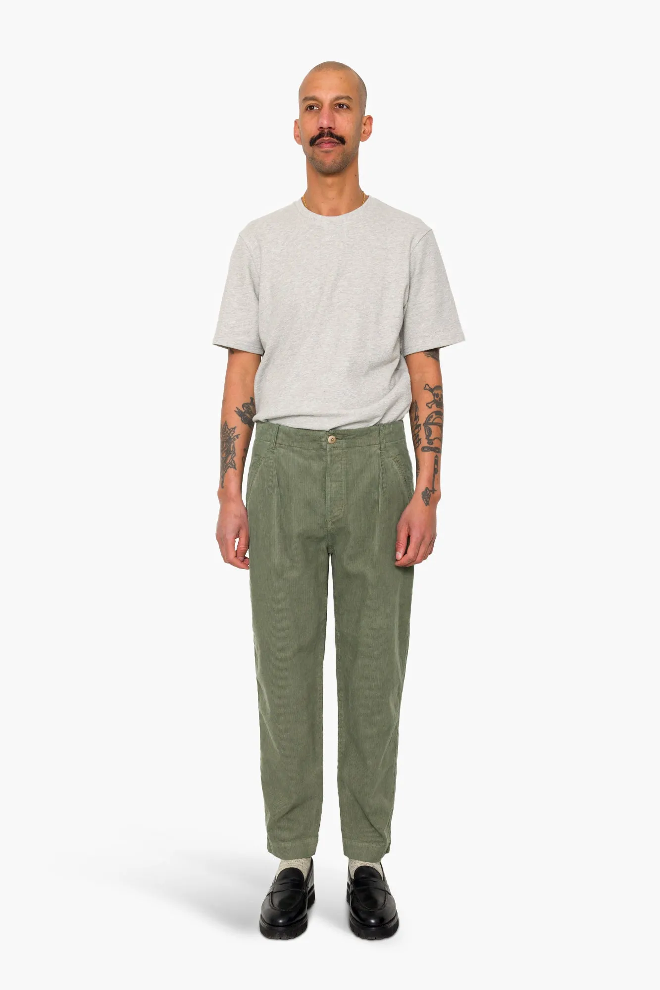 Assembly Pant - Dark Olive Cord sold by Folk product image thumbnail 2