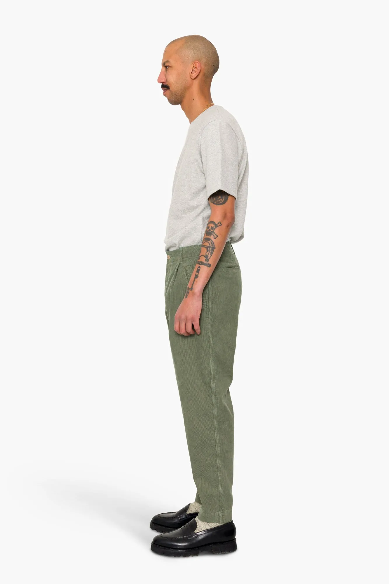 Assembly Pant - Dark Olive Cord sold by Folk product image thumbnail 4