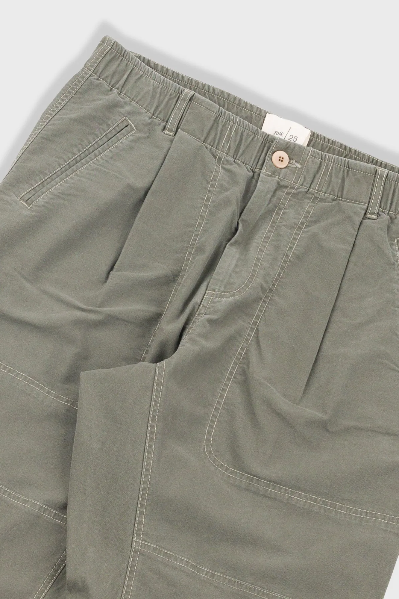 Assembly Utility Trouser - Olive Brushed sold by Folk product image thumbnail 5