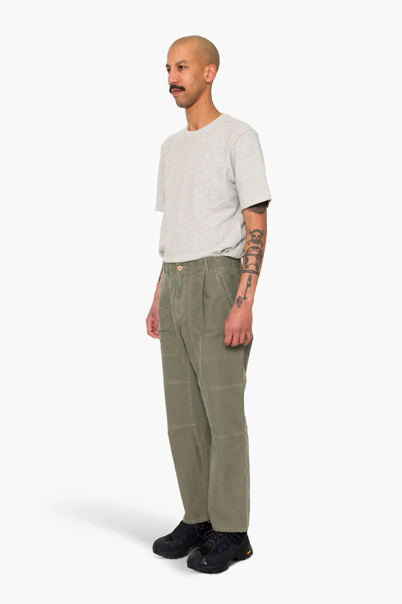 Assembly Utility Trouser - Olive Brushed sold by Folk product image thumbnail 3