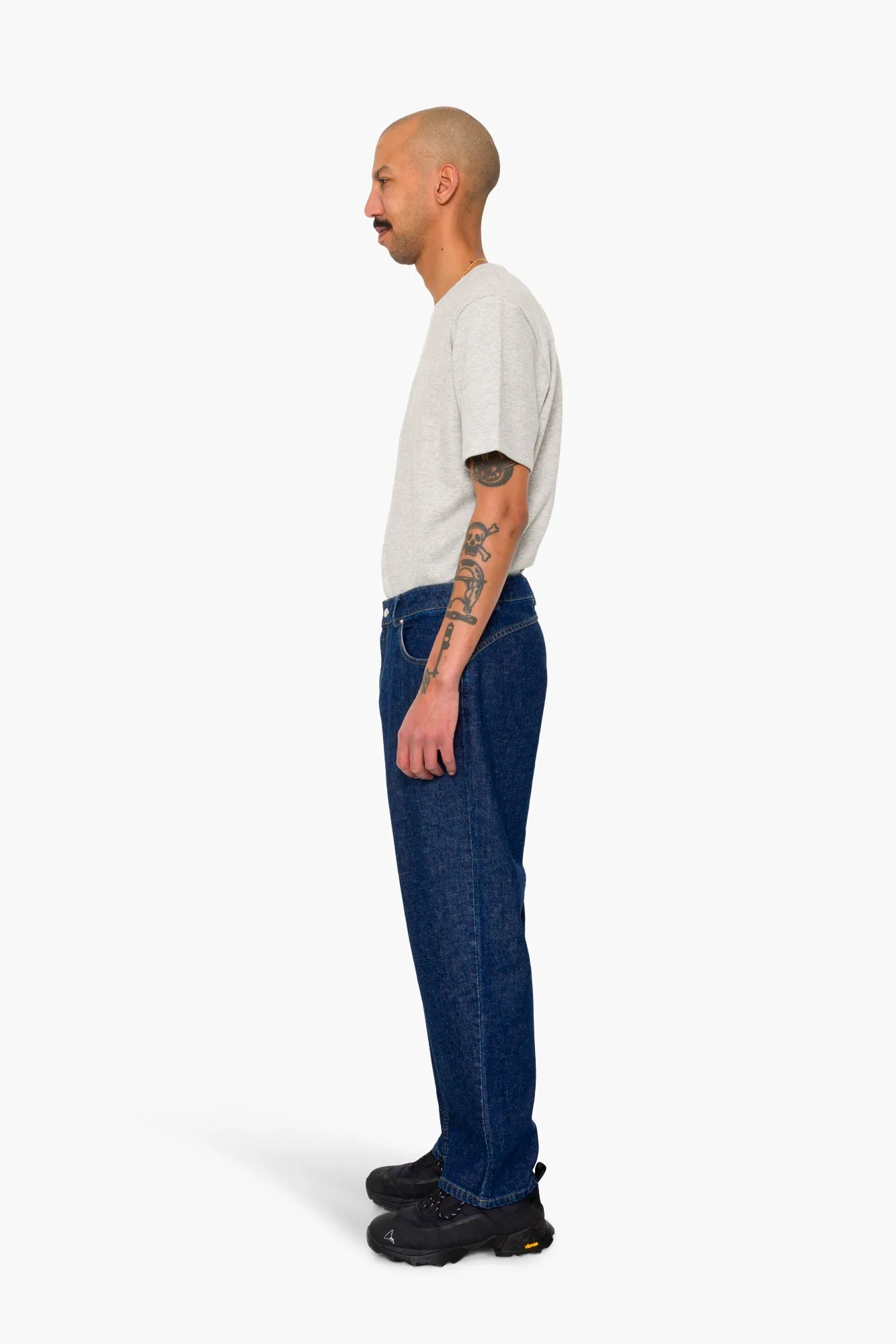 Barrel Leg Trouser - Slub Denim sold by Folk product image thumbnail 5
