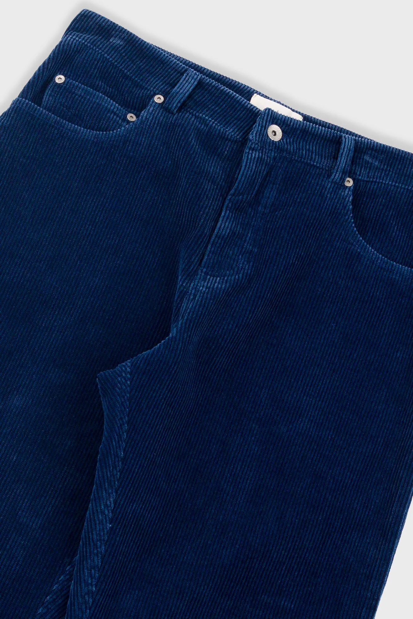 Barrel Leg Trouser - Washed Indigo Cord sold by Folk product image thumbnail 5