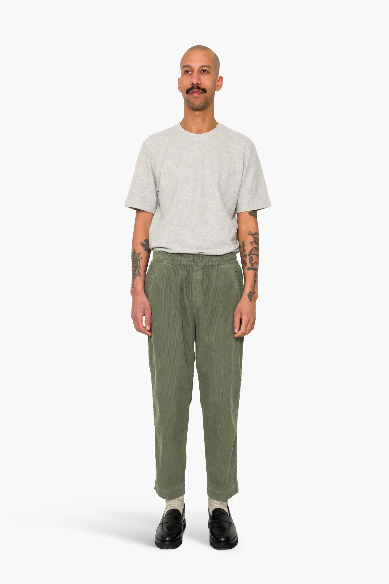 Drawcord Assembly Pant - Dark Olive Cord sold by Folk product image thumbnail 2