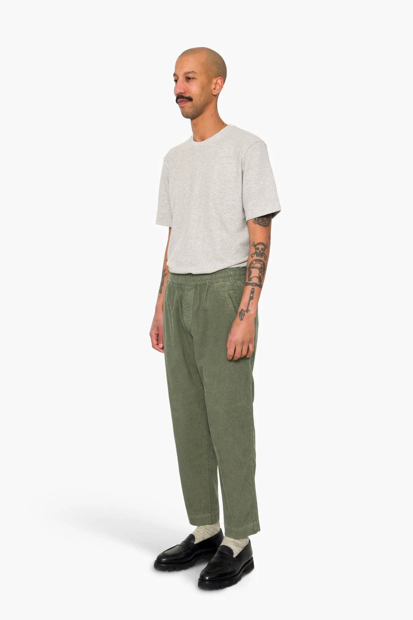 Drawcord Assembly Pant - Dark Olive Cord sold by Folk product image thumbnail 3