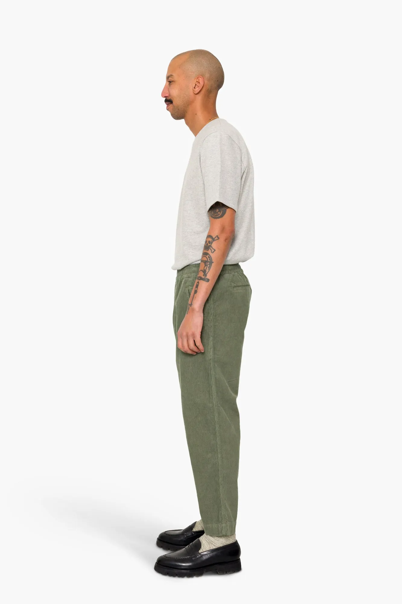 Drawcord Assembly Pant - Dark Olive Cord sold by Folk product image thumbnail 4