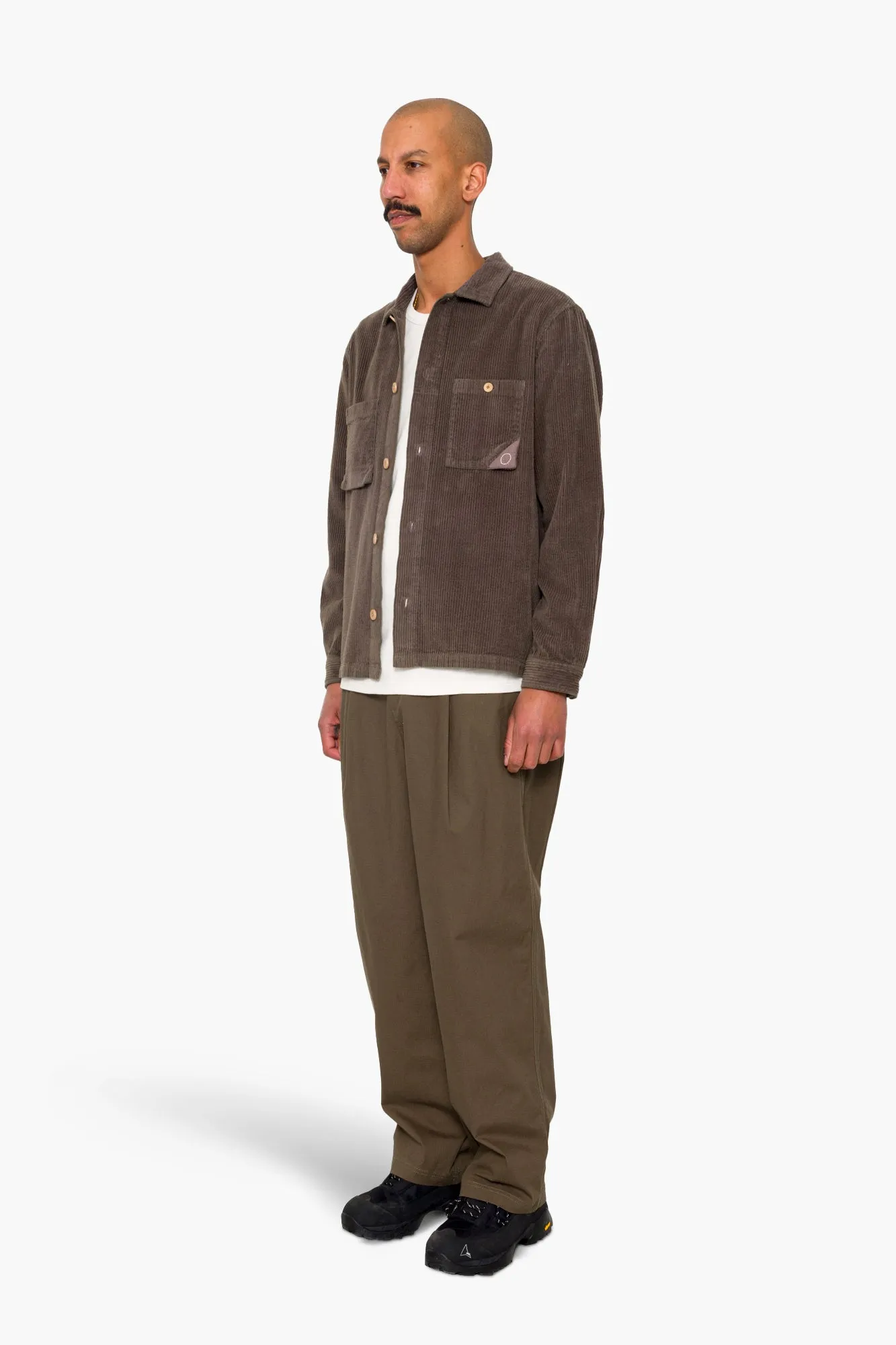 Anniversary Patch Overshirt - Rich Brown Chunky Cord sold by Folk product image thumbnail 4