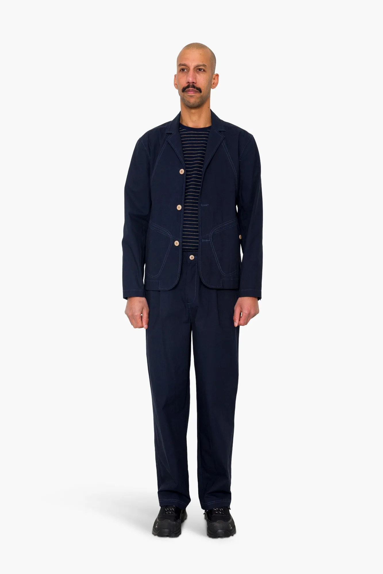 Anniversary Blazer - Navy Ripstop sold by Folk product image thumbnail 2