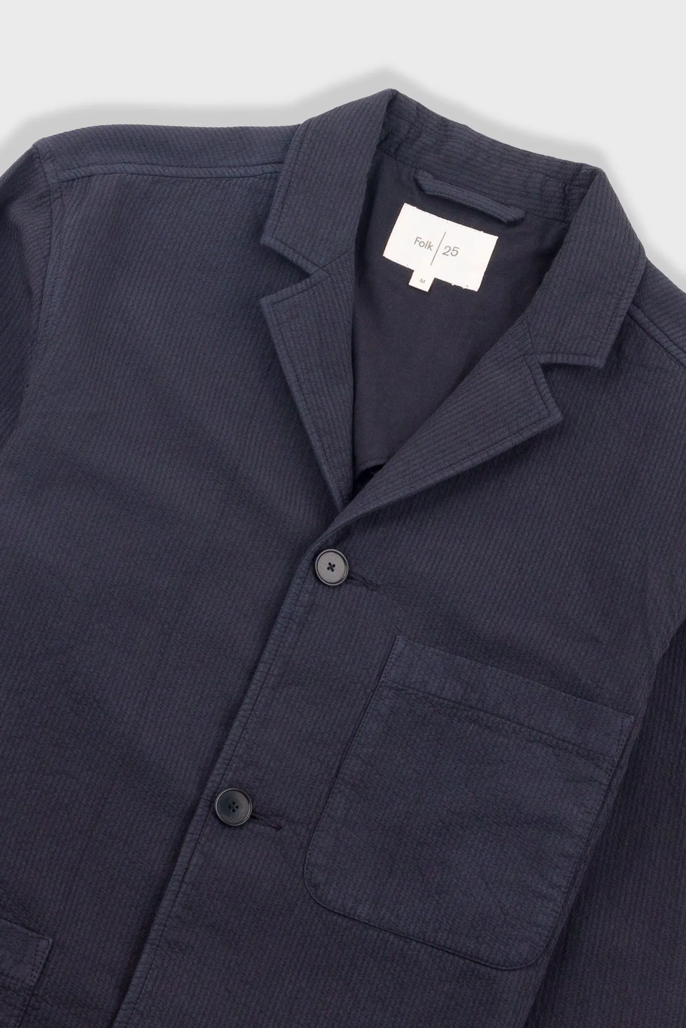 Wide Fit Blazer - Soft Black Topstitch sold by Folk product image thumbnail 5