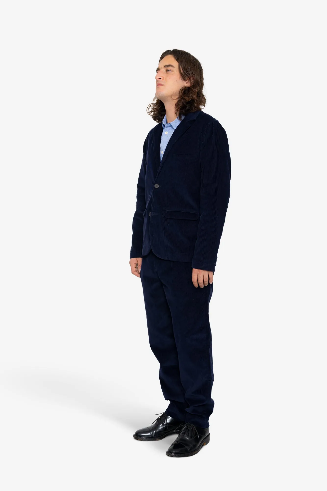 Assembly Blazer - Midnight Navy Cord sold by Folk product image thumbnail 3