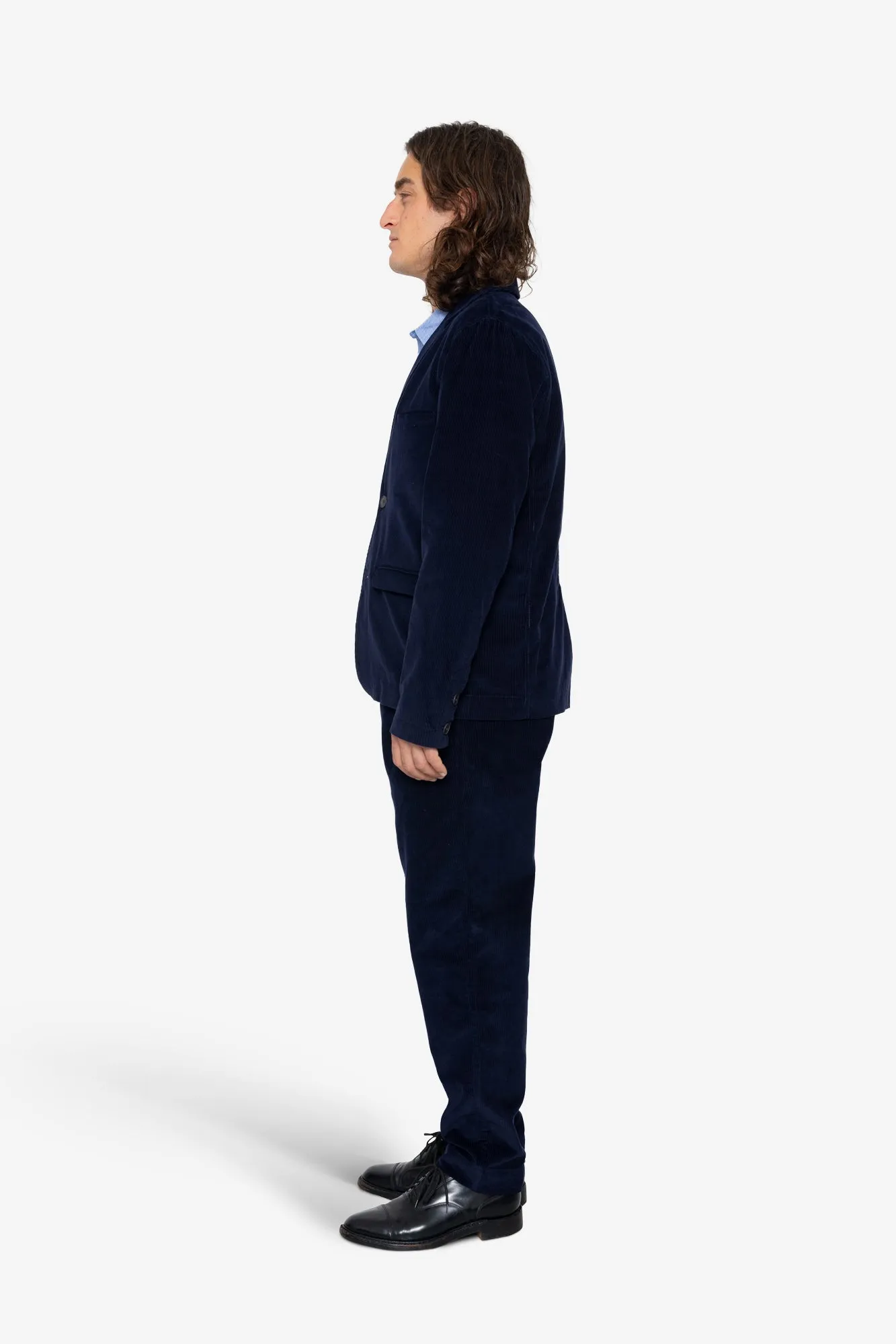 Assembly Blazer - Midnight Navy Cord sold by Folk product image thumbnail 4