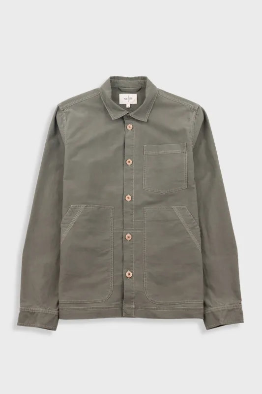 Assembly Utility Jacket - Olive Brushed sold by Folk
