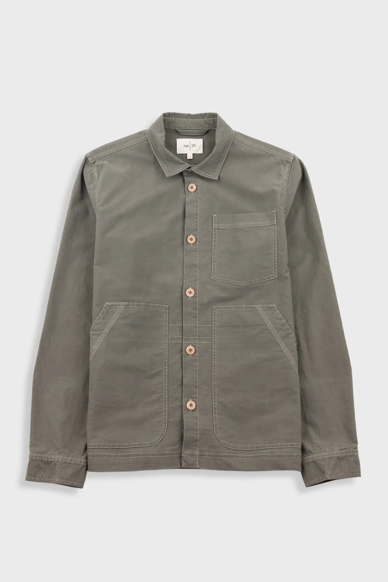 Assembly Utility Jacket - Olive Brushed sold by Folk
