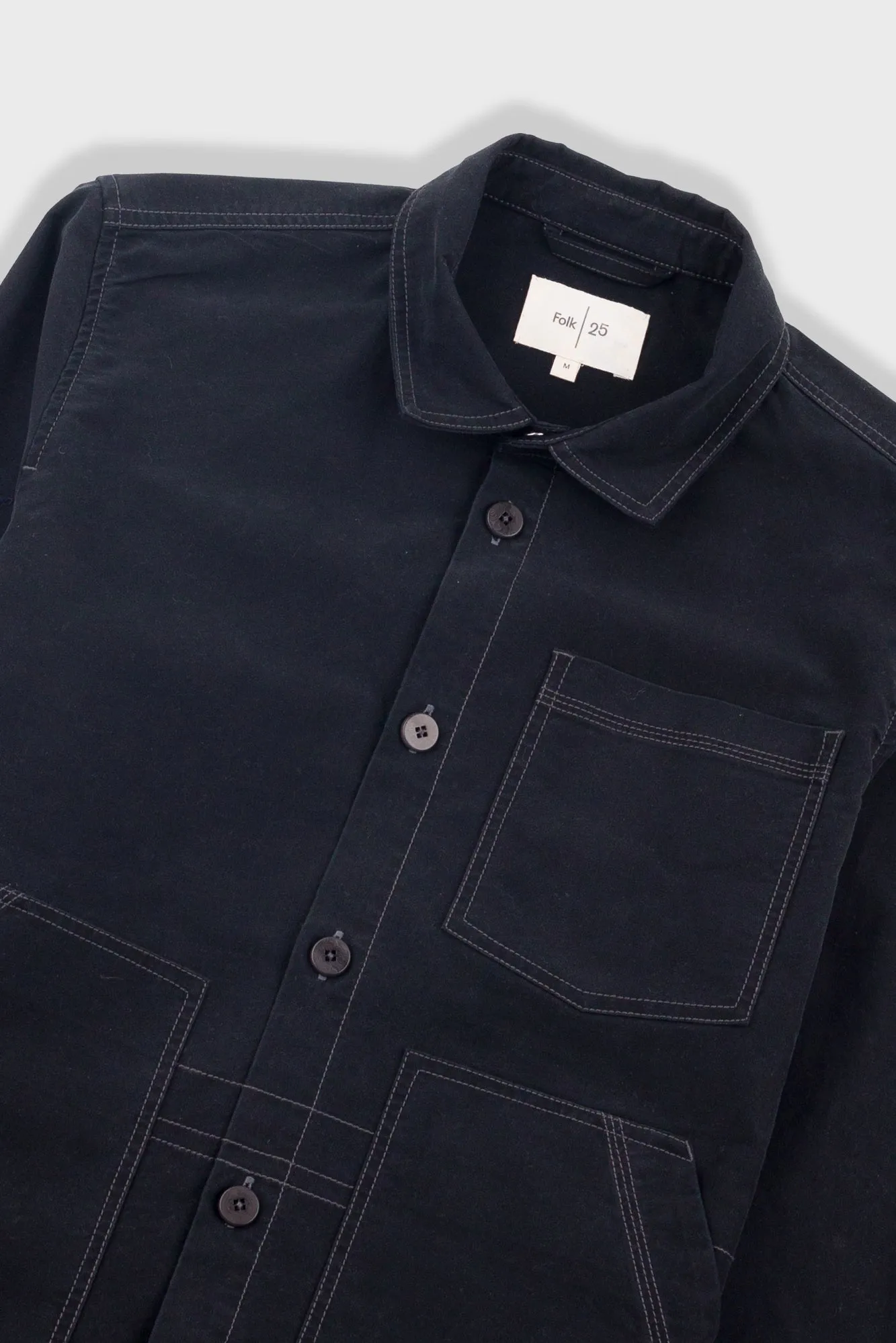 Assembly Utility Jacket - Black Brushed sold by Folk product image thumbnail 5