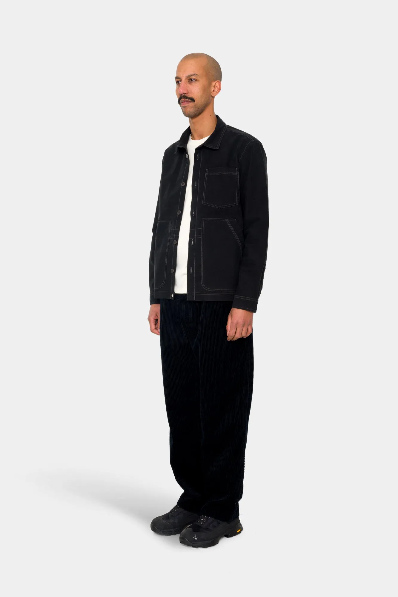 Assembly Utility Jacket - Black Brushed sold by Folk product image thumbnail 3