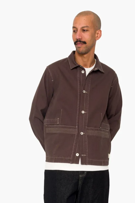Anniversary Jacket - Soft Brown Twill sold by Folk