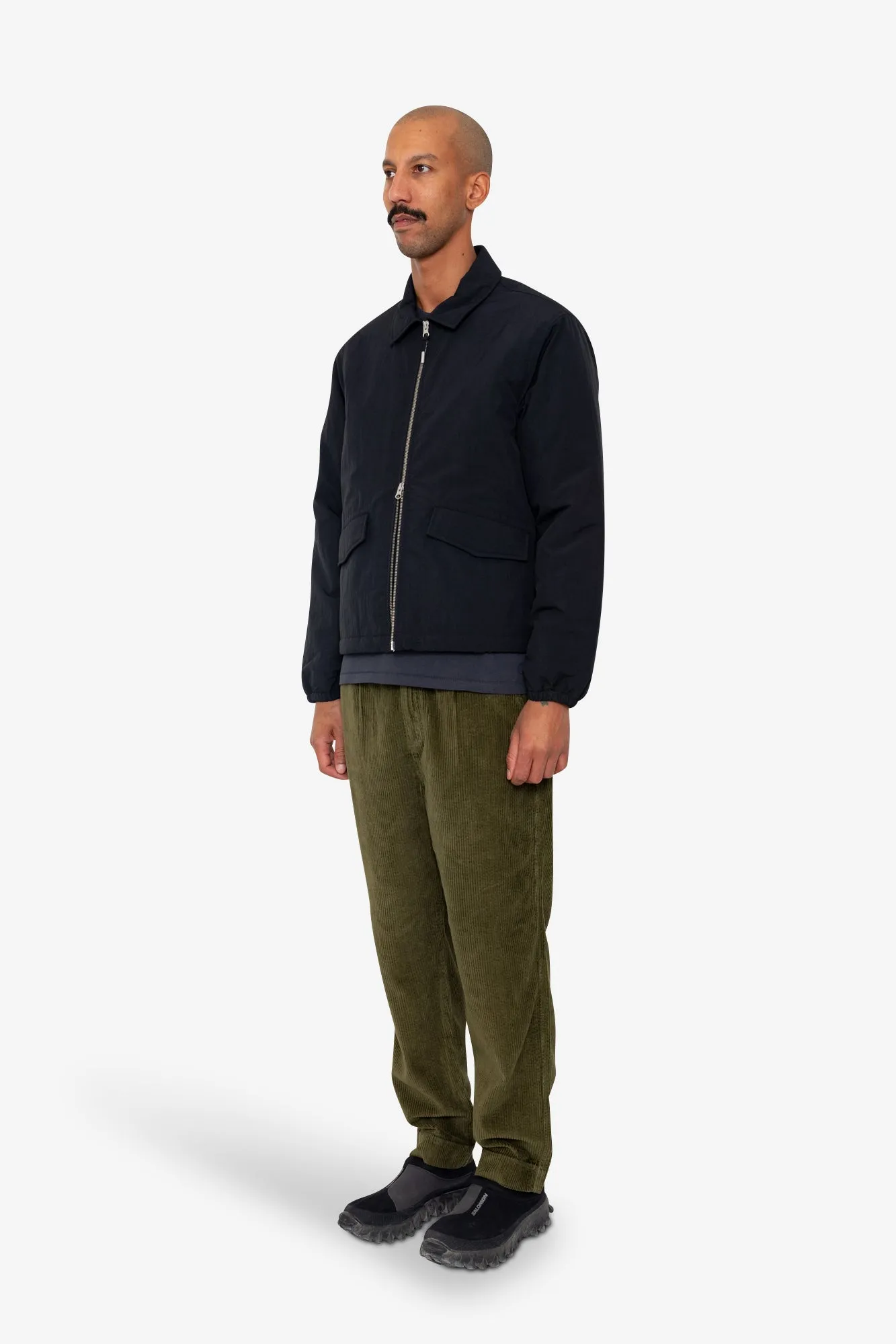 Wadded Bomber - Black Ripstop Nylon sold by Folk product image thumbnail 3