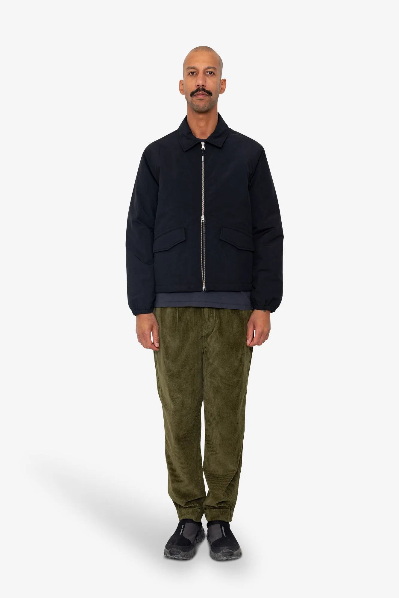Wadded Bomber - Black Ripstop Nylon sold by Folk product image thumbnail 2