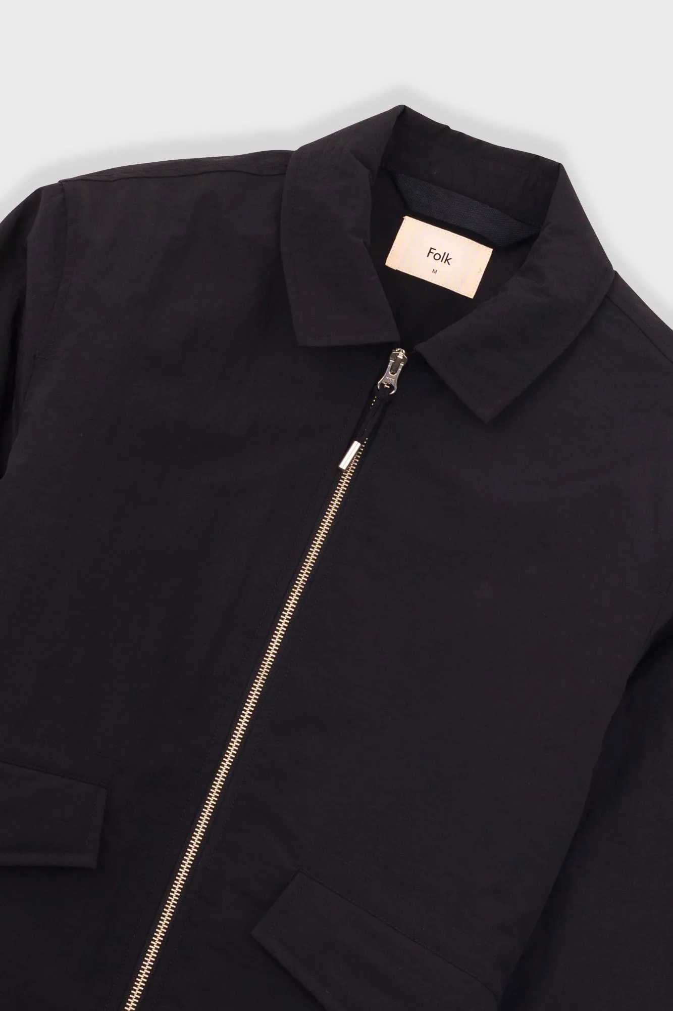 Wadded Bomber - Black Ripstop Nylon sold by Folk product image thumbnail 5