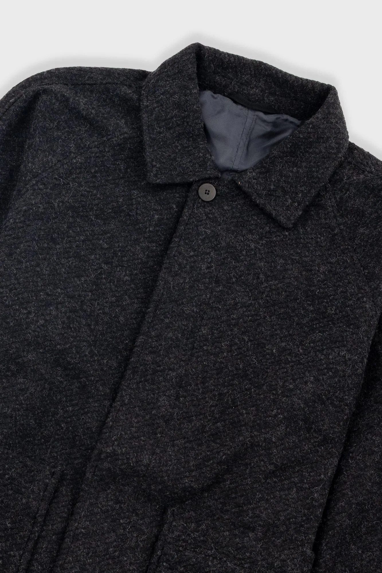 Car Coat - Charcoal Wool Twill sold by Folk product image thumbnail 2