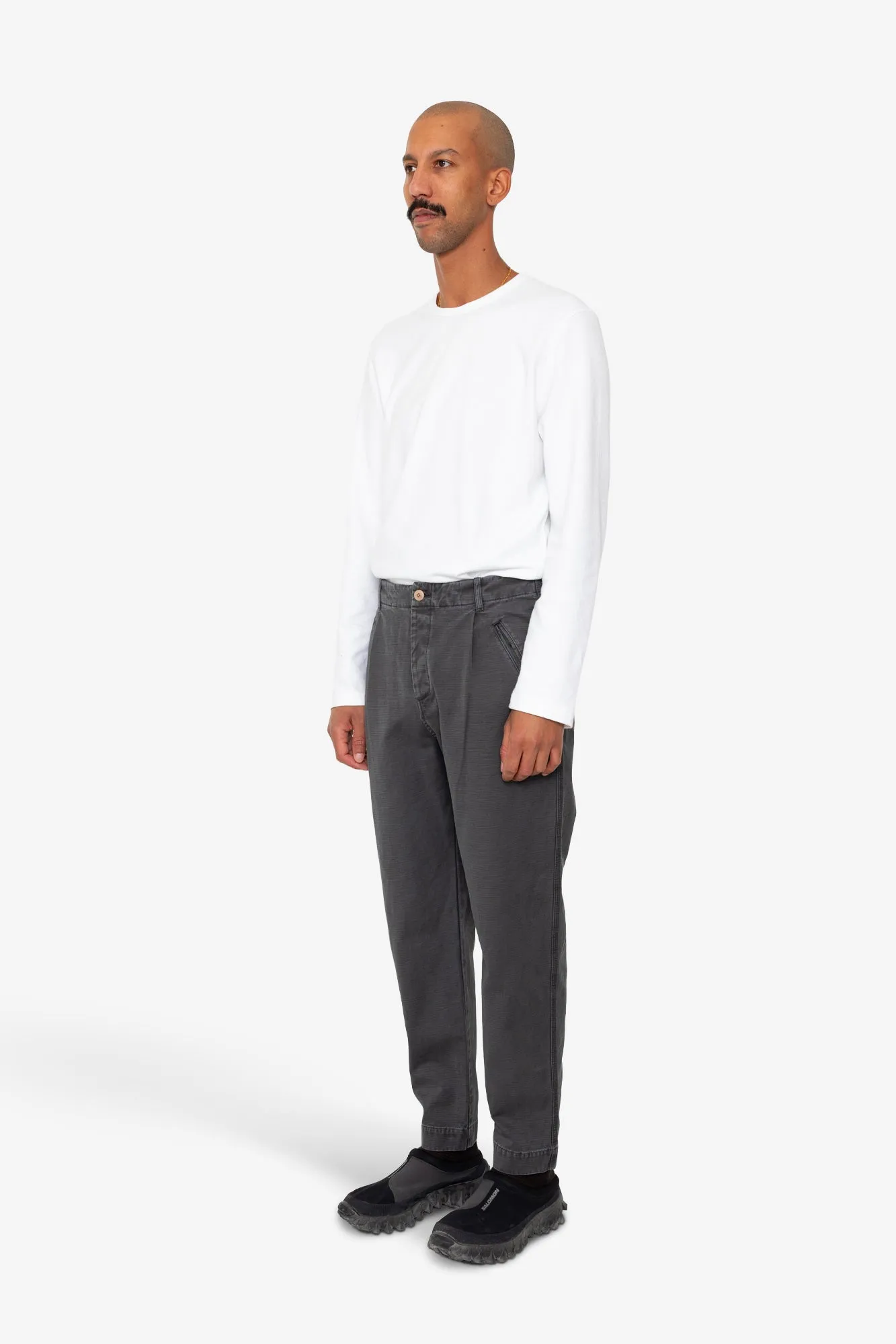 Assembly Pant - Soft Black Slub sold by Folk product image thumbnail 3