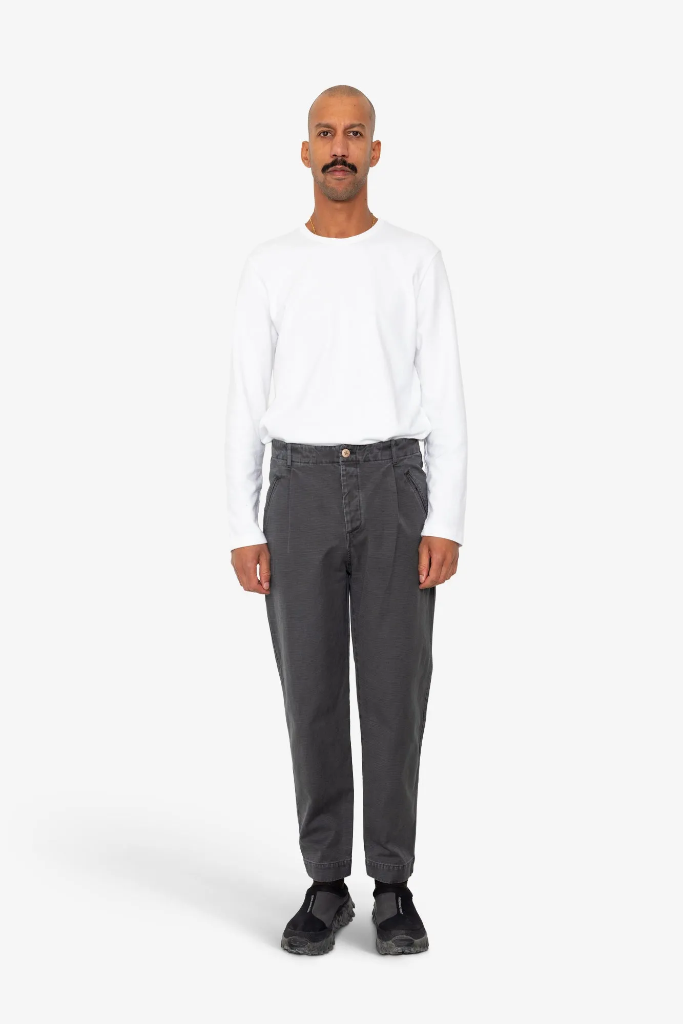 Assembly Pant - Soft Black Slub sold by Folk product image thumbnail 2