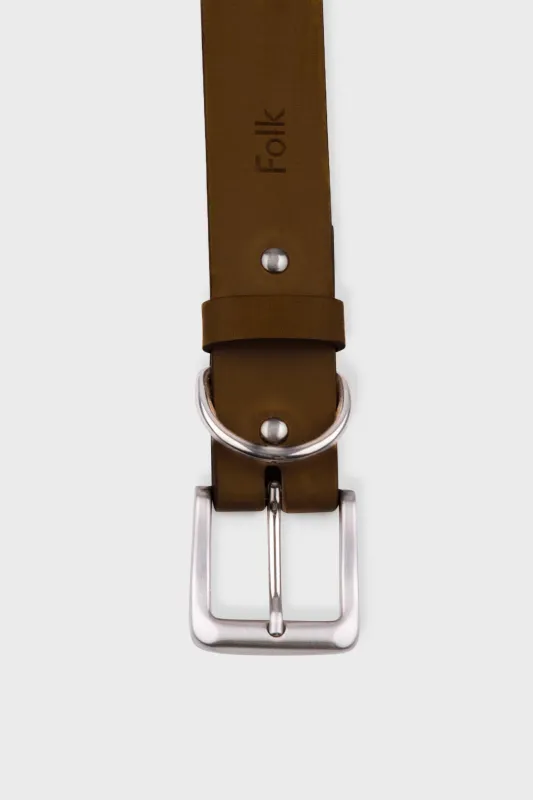 Curve Belt - Chocolate made by Folk