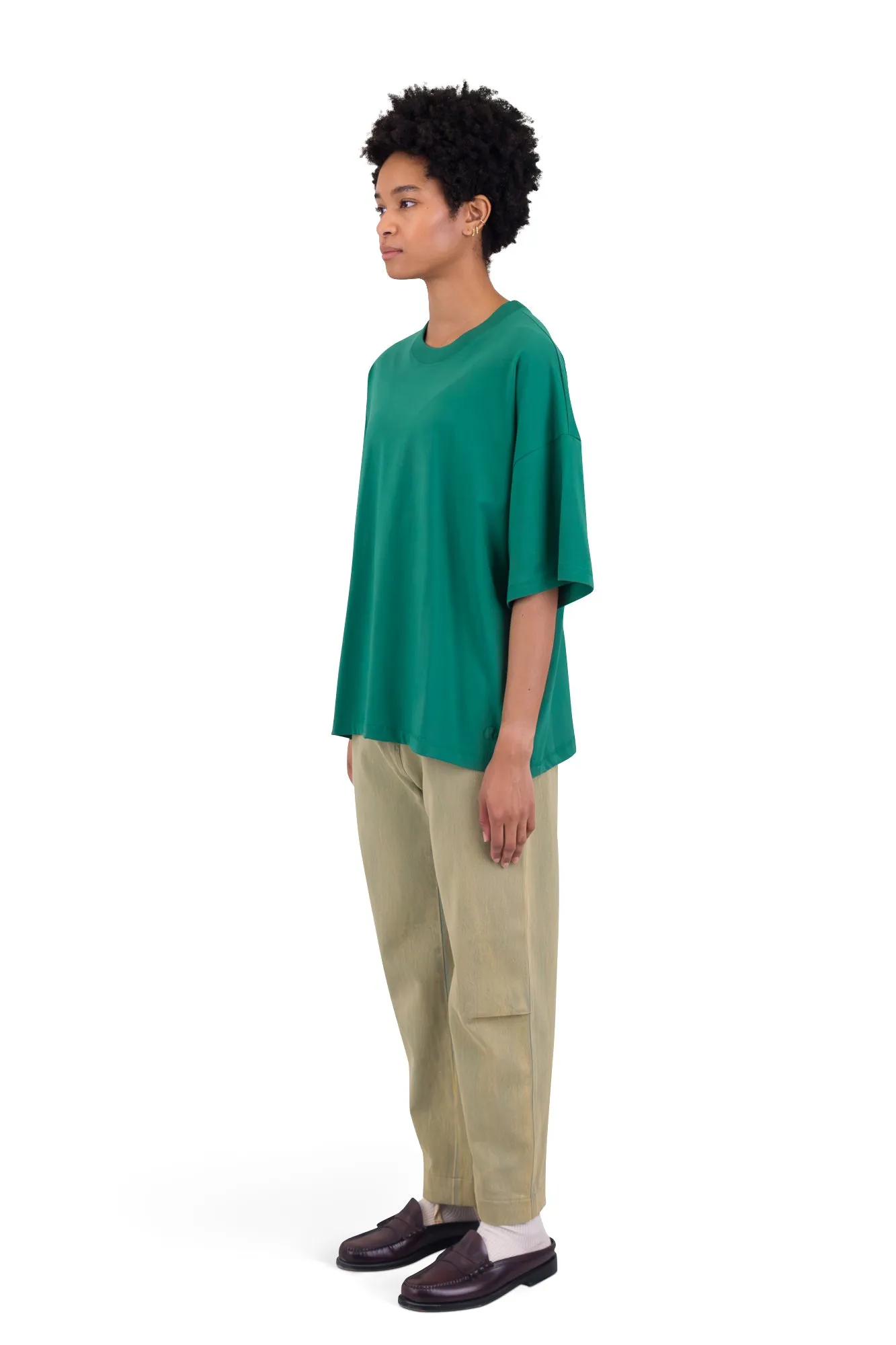 Boyfriend T-Shirt - Vintage Green sold by Folk product image thumbnail 3