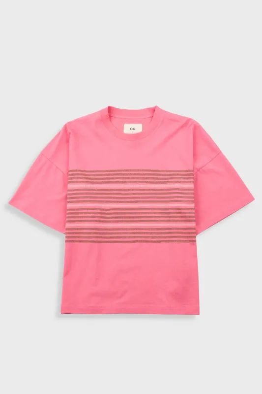 Boyfriend T-Shirt - Multistitch Stripe sold by Folk