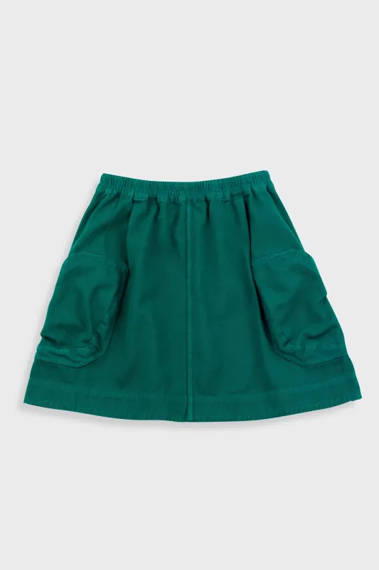 Prism Skirt - Teal Twill made by Folk