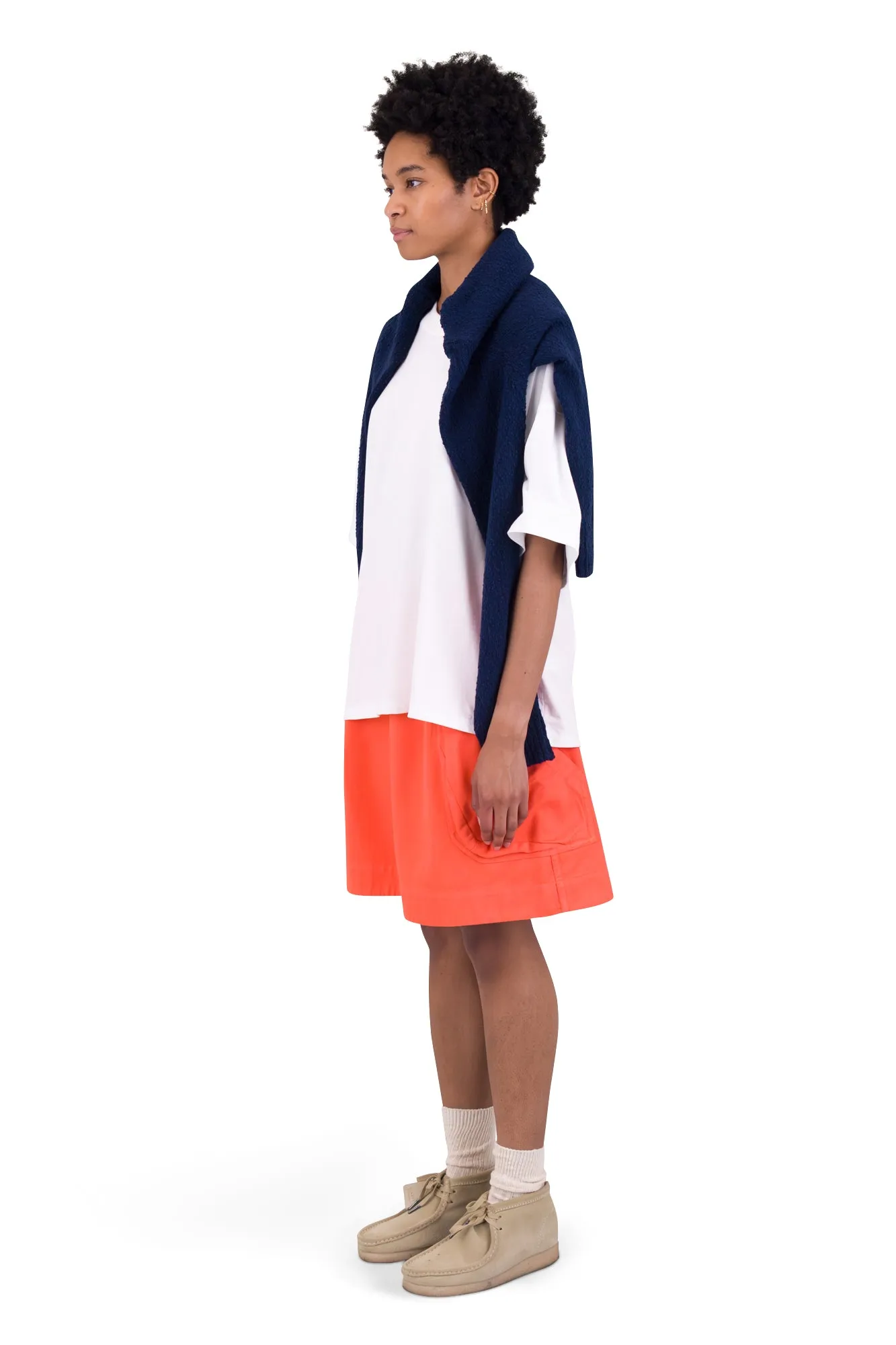 Prism Skirt - Coral Twill sold by Folk product image thumbnail 3