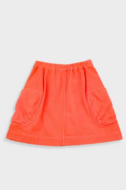 Prism Skirt - Coral Twill made by Folk
